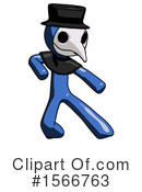 Blue Design Mascot Clipart #1566763 by Leo Blanchette