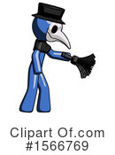Blue Design Mascot Clipart #1566769 by Leo Blanchette