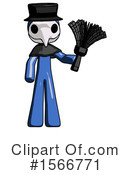 Blue Design Mascot Clipart #1566771 by Leo Blanchette