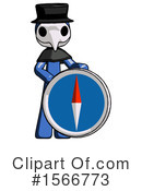 Blue Design Mascot Clipart #1566773 by Leo Blanchette