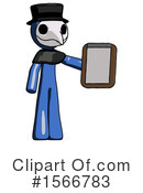 Blue Design Mascot Clipart #1566783 by Leo Blanchette