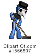 Blue Design Mascot Clipart #1566807 by Leo Blanchette