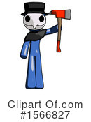 Blue Design Mascot Clipart #1566827 by Leo Blanchette
