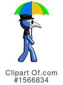 Blue Design Mascot Clipart #1566834 by Leo Blanchette