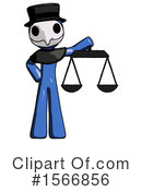 Blue Design Mascot Clipart #1566856 by Leo Blanchette