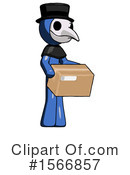 Blue Design Mascot Clipart #1566857 by Leo Blanchette