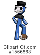 Blue Design Mascot Clipart #1566863 by Leo Blanchette