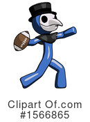 Blue Design Mascot Clipart #1566865 by Leo Blanchette