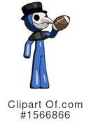 Blue Design Mascot Clipart #1566866 by Leo Blanchette