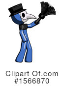 Blue Design Mascot Clipart #1566870 by Leo Blanchette