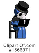 Blue Design Mascot Clipart #1566871 by Leo Blanchette
