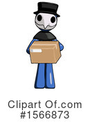 Blue Design Mascot Clipart #1566873 by Leo Blanchette
