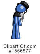 Blue Design Mascot Clipart #1566877 by Leo Blanchette