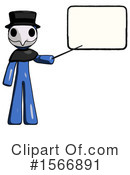 Blue Design Mascot Clipart #1566891 by Leo Blanchette