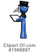 Blue Design Mascot Clipart #1566897 by Leo Blanchette