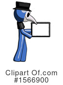 Blue Design Mascot Clipart #1566900 by Leo Blanchette