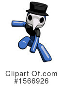 Blue Design Mascot Clipart #1566926 by Leo Blanchette