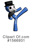 Blue Design Mascot Clipart #1566931 by Leo Blanchette