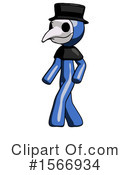 Blue Design Mascot Clipart #1566934 by Leo Blanchette