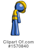 Blue Design Mascot Clipart #1570840 by Leo Blanchette