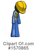 Blue Design Mascot Clipart #1570865 by Leo Blanchette