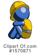 Blue Design Mascot Clipart #1570871 by Leo Blanchette