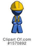 Blue Design Mascot Clipart #1570892 by Leo Blanchette