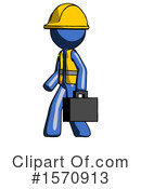 Blue Design Mascot Clipart #1570913 by Leo Blanchette