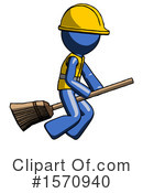 Blue Design Mascot Clipart #1570940 by Leo Blanchette