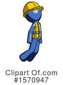 Blue Design Mascot Clipart #1570947 by Leo Blanchette