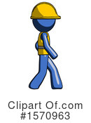 Blue Design Mascot Clipart #1570963 by Leo Blanchette