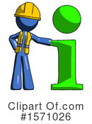 Blue Design Mascot Clipart #1571026 by Leo Blanchette