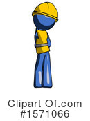 Blue Design Mascot Clipart #1571066 by Leo Blanchette