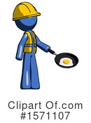 Blue Design Mascot Clipart #1571107 by Leo Blanchette
