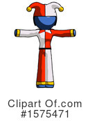 Blue Design Mascot Clipart #1575471 by Leo Blanchette