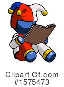 Blue Design Mascot Clipart #1575473 by Leo Blanchette