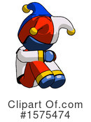 Blue Design Mascot Clipart #1575474 by Leo Blanchette