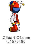 Blue Design Mascot Clipart #1575480 by Leo Blanchette