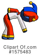 Blue Design Mascot Clipart #1575483 by Leo Blanchette