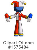 Blue Design Mascot Clipart #1575484 by Leo Blanchette
