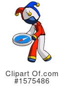 Blue Design Mascot Clipart #1575486 by Leo Blanchette