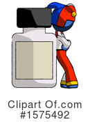 Blue Design Mascot Clipart #1575492 by Leo Blanchette