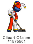 Blue Design Mascot Clipart #1575501 by Leo Blanchette