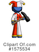 Blue Design Mascot Clipart #1575534 by Leo Blanchette