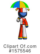 Blue Design Mascot Clipart #1575546 by Leo Blanchette