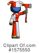 Blue Design Mascot Clipart #1575550 by Leo Blanchette
