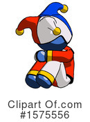 Blue Design Mascot Clipart #1575556 by Leo Blanchette