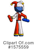 Blue Design Mascot Clipart #1575559 by Leo Blanchette