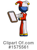 Blue Design Mascot Clipart #1575561 by Leo Blanchette