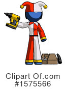 Blue Design Mascot Clipart #1575566 by Leo Blanchette